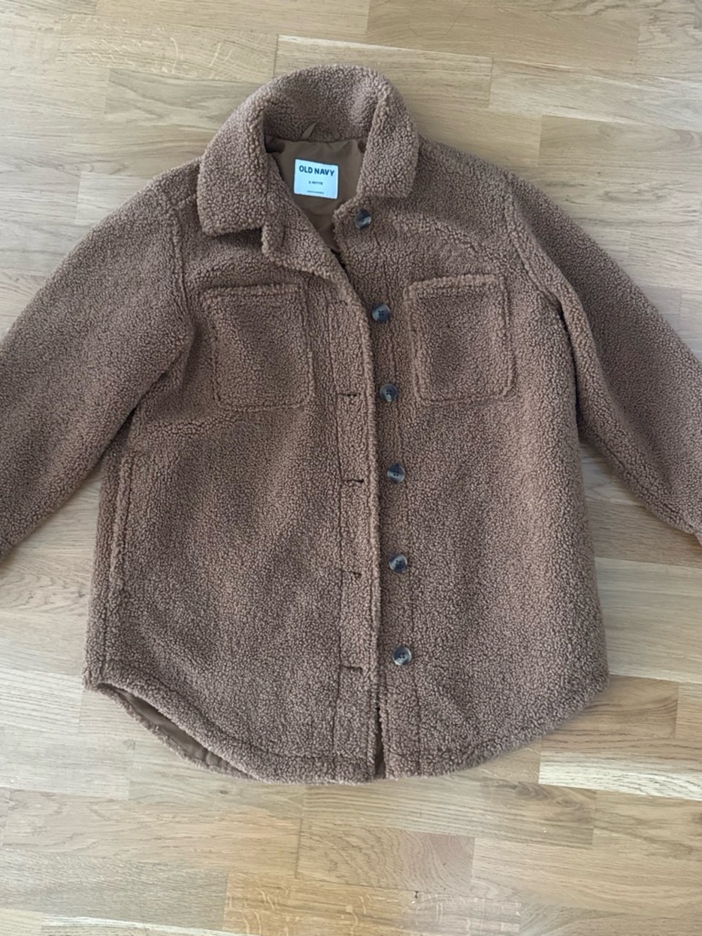 Old Navy Cozy Teddy Jacket in Brown